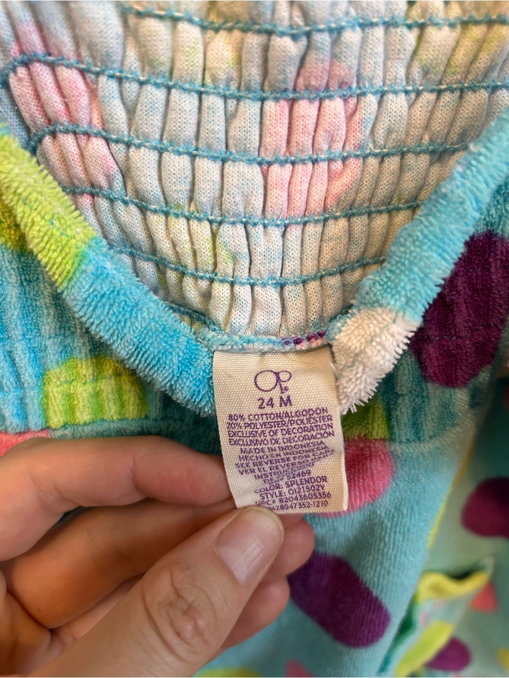 Swimsuit cover up toddler girl - Picture 3 of 4